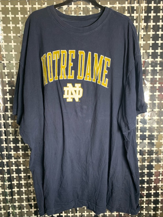 Champion Other - Champion Navy Notre Dame Short Sleeve Tee with Gold Lettering